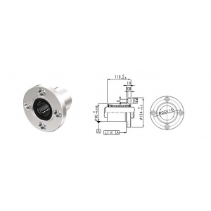 بلبرینگ خطی فلنج دار LMF60 ساخت کره